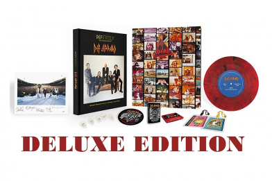 KISSとDef Leppardの共同サイン入り写真と証明書 全世界で限定数発売されたデフ・レパード豪華写真集『DEFINITELY