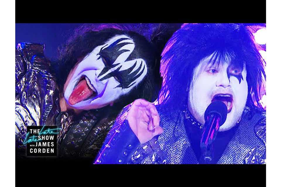 KISSが米テレビ番組〈The Late Late Show With James Corden〉でパフォーマンス