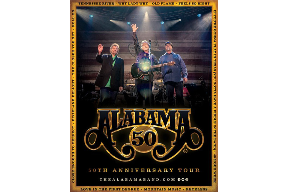 アラバマが50周年記念ツアーを発表