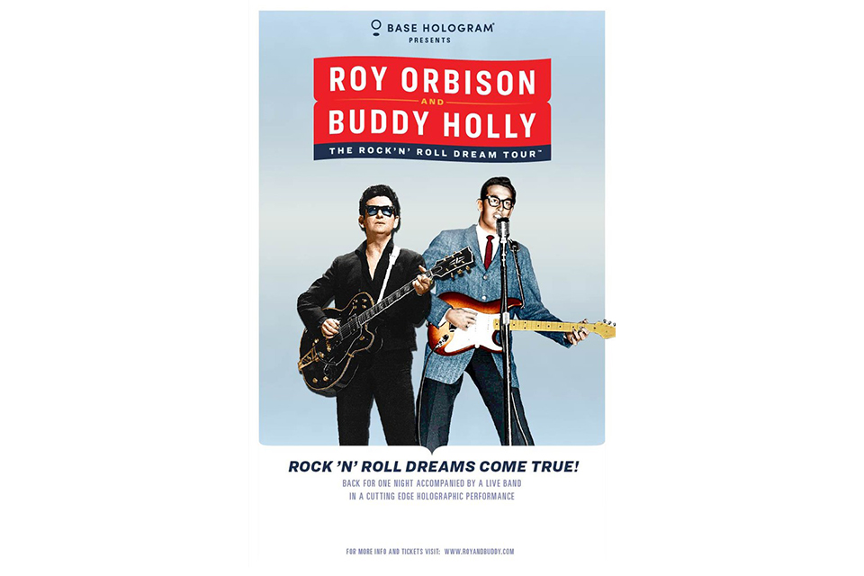 ロイ・オービソン＆バディ・ホリーのホログラム・ツアー、北米公演の日程が決定