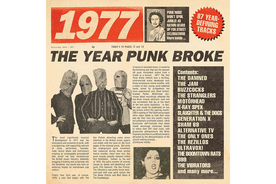 1977年のUKパンク、計87曲を収録したボックスセットが登場