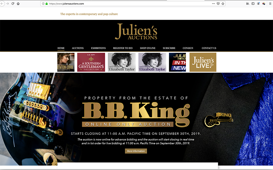 B.B.キングのギター「ルシール」が28万ドルで落札