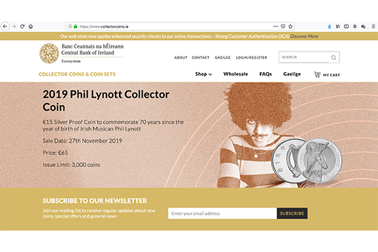 故フィル・ライノットの生誕70周年記念コインが限定発売