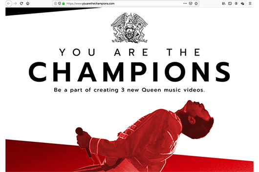クイーンのミュージック・ビデオ制作プロジェクト、世界中のファンが参加した3曲のMV公開