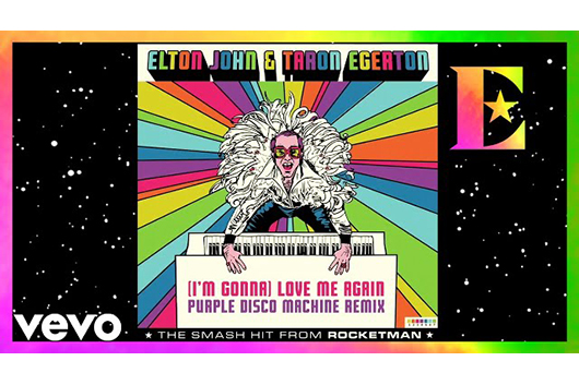 エルトン・ジョン＆タロン・エガートンのデュエット曲「（I’m Gonna） Love Me Again」、パープル・ディスコ・マシンによるリミックス・ヴァージョン公開