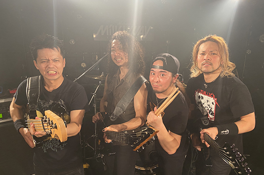 アジア唯一のメタリカ・トリビュート・バンド「HATTALLICA」のワールドツアーが決定！
