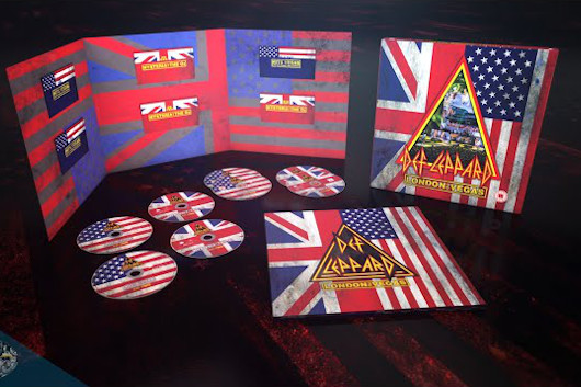 デフ・レパード、ライヴ作品『London to Vegas』のボックス開封映像公開