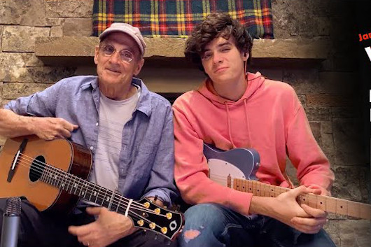 ジェイムス・テイラー、息子と「Moon River」を自宅でカヴァー