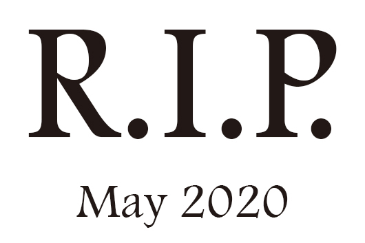 2020年5月に他界したミュージシャン及び音楽関係者