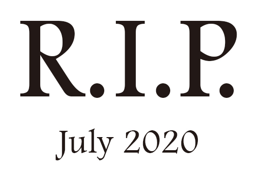 2020年7月に他界したミュージシャン及び音楽関係者