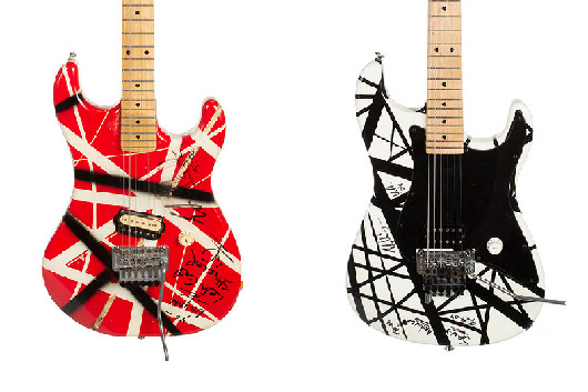 エディ・ヴァン・ヘイレンの象徴的なエレキ・ギター2本がオークション