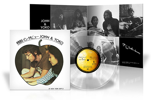 展覧会 『DOUBLE FANTASY - John & Yoko』東京展、幻の超レア・アナログ盤『特別インタビュー』第二弾【NY編】が本日11/4から “会場限定” で発売！