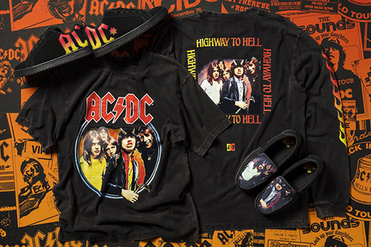 AC/DCとDCシューズがコラボしたフットウェアとアパレル発売