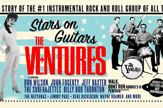 ベンチャーズのドキュメンタリー『The Ventures: Stars On Guitars』、12月8日DVD発売