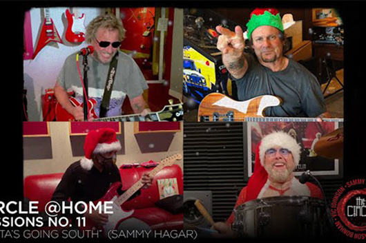 サミー・ヘイガー＆ザ・サークル、ヘイガーのクリスマス曲「Santa’s Going South」をリモート・セッション