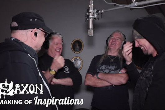 サクソン、カヴァー・アルバム『Inspirations』の制作舞台裏映像公開