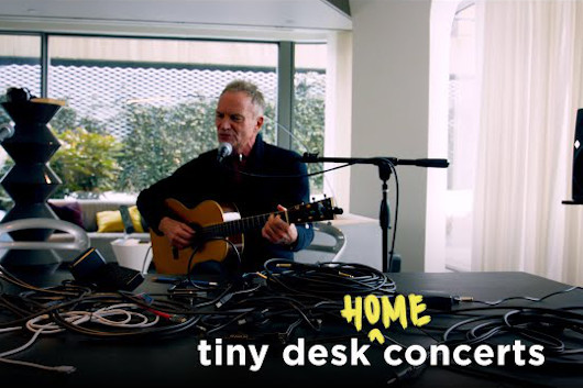 スティング、米ラジオ番組「Tiny Desk Concert」で披露したパフォーマンス映像公開