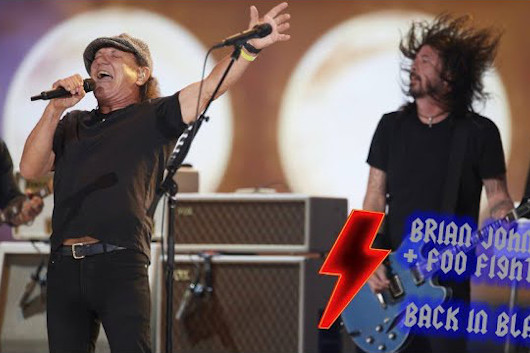 AC/DCのブライアン・ジョンソン、米イベントでフー・ファイターズと「Back In Black」を共演
