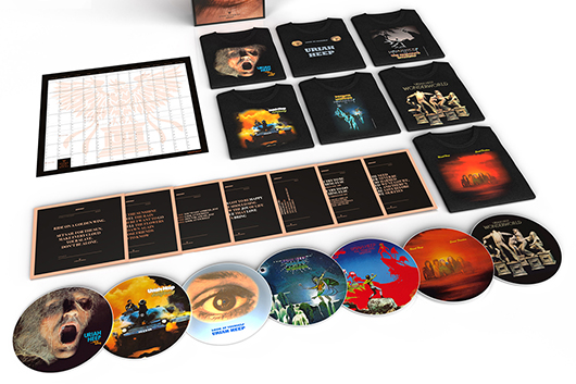 ユーライア・ヒープ、初期のアルバム7タイトルを収録した豪華ボックスセット『Every Day Rocks』9月発売