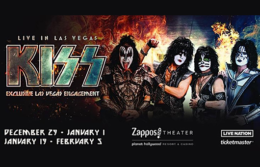 KISS、今年の12月からラスヴェガスでレジデンシー12公演を開催