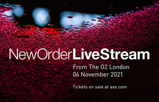 ニュー・オーダー、11月6日のロンドンO2アリーナ公演をライヴストリーミング配信