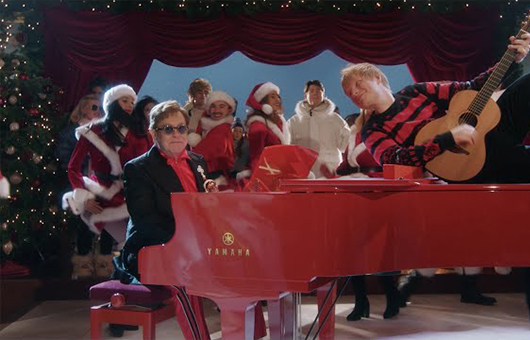 エド・シーラン＆エルトン・ジョン、新クリスマス・シングル「Merry Christmas」のMV公開