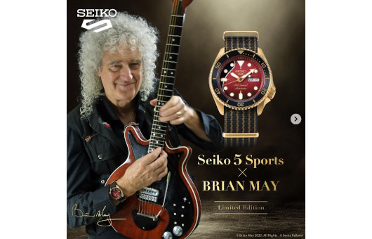 ブライアン・メイとSEIKOがコラボした腕時計、3月11日から世界限定発売