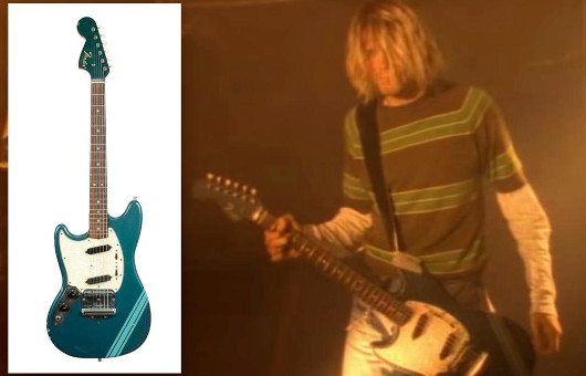 カート・コバーン、「Smells Like Teen Spirit」のMVで使用したギターがオークションに