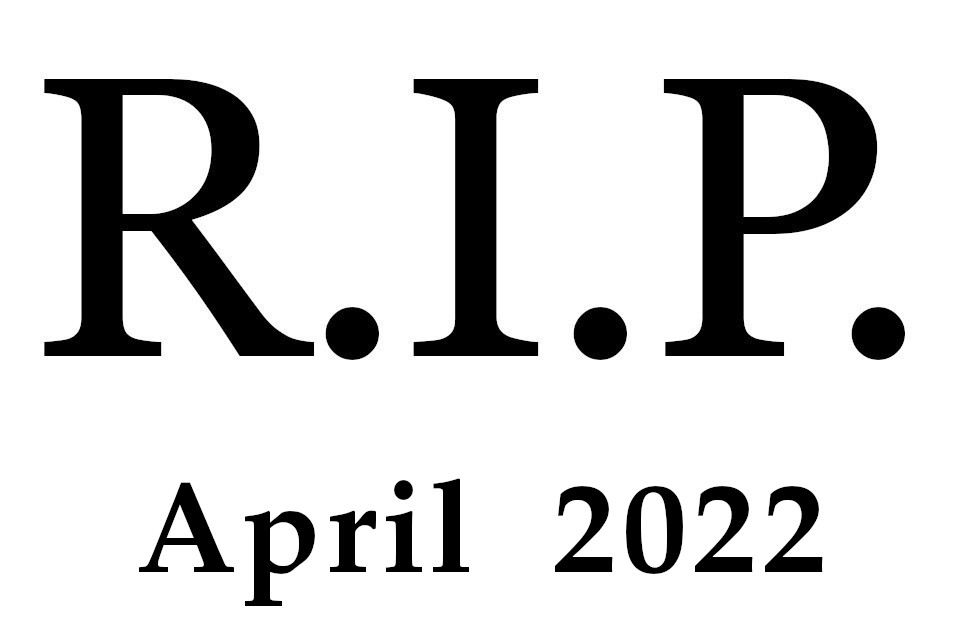 2022年4月に他界したミュージシャン及び音楽関係者