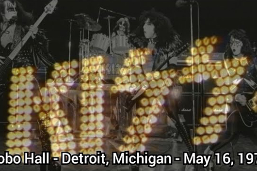 KISS、アルバム『Alive!』に収録された1975年デトロイト公演の映像がオンラインに
