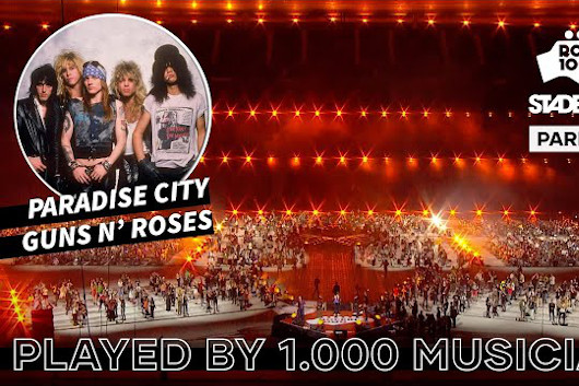 1,000人のミュージシャンがガンズの「Paradise City」をカヴァー