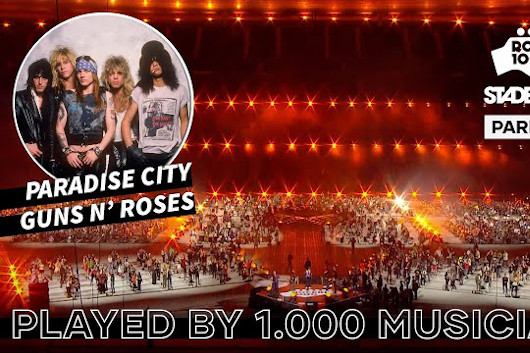 1,000人のミュージシャンがガンズの「Paradise City」をカヴァー
