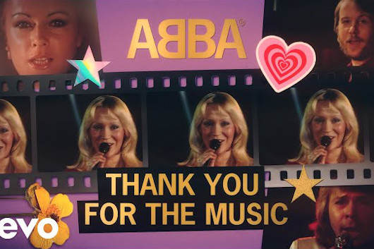 ABBA、1977年「Thank You For The Music」の新リリック・ビデオ公開