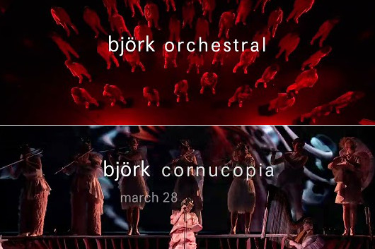2種類の公演で2023年3月に来日するビョーク、それぞれの特徴を表現した映像を公開中。ニュー・アルバムは明日発売