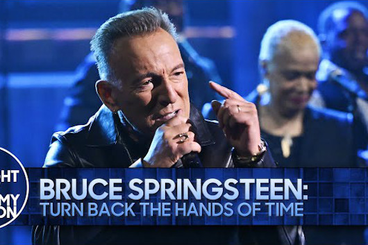ブルース・スプリングスティーン、米TV番組で「Turn Back the Hands of Time」を披露