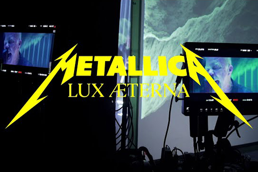 メタリカ、新曲「Lux Æterna」のミュージック・ビデオの舞台裏映像公開