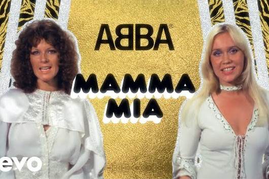ABBA、1975年「Mamma Mia」の新リリック・ビデオ公開