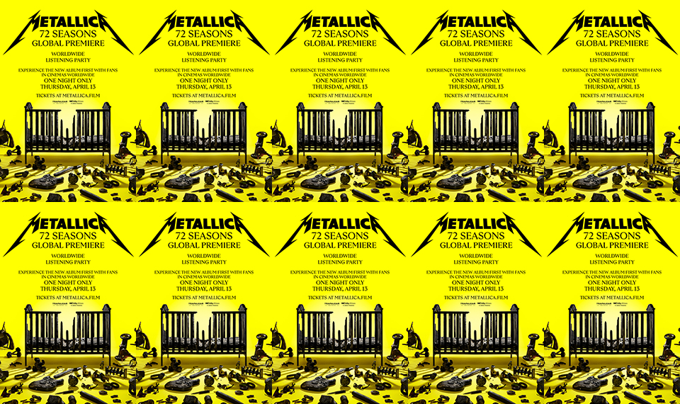 メタリカ新作『72シーズンズ』世界同日リスニング・パーティ開催、それ