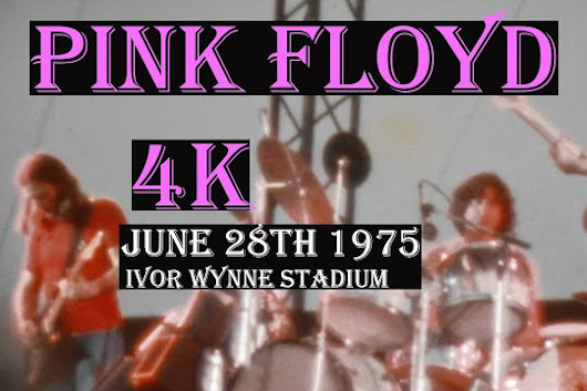 ピンク・フロイド、1975年カナダ公演の一部を収録したライヴ映像初公開