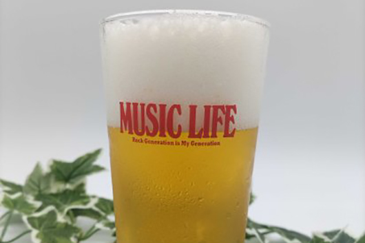 MUSIC LIFE グラスタンブラー（特典ロック・コースター付）