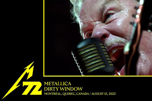 メタリカ、8/13のモントリオール公演から「Ride The Lightning」と「Dirty Window」のプロショット映像公開