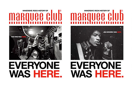 激レア Marquee 1985 特権チラシ マーキークラブ マーキー・クラブ®65周年特別企画！ 偉大なロック・レジェンドたちの