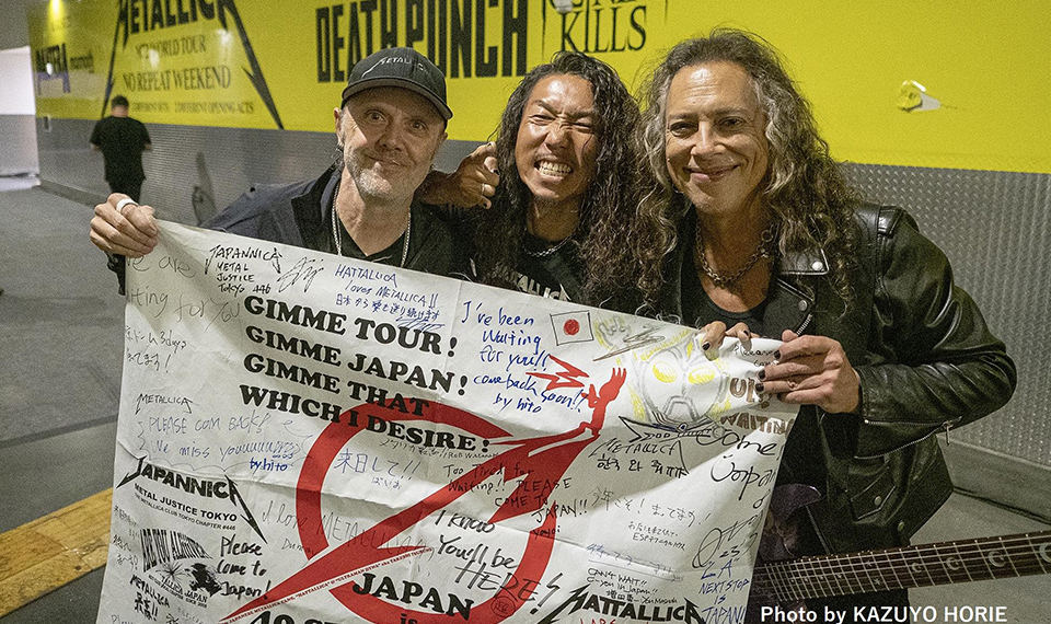 本家メタリカも認めるトリビュート・バンドHATTALLICAのメンバー