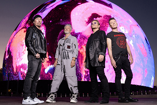 U2 、ラスヴェガス「スフィア」レジデンシー公演2024年追加日程発表！　『Zooropa』30周年記念限定アナログ盤本日リリース