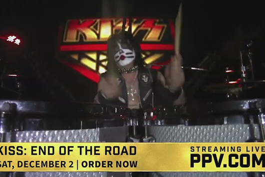 KISS、フェアウェル・ツアーの最終公演をライヴストリーミング配信