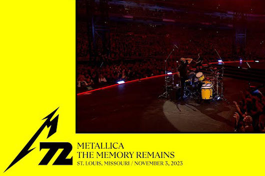 メタリカ、11月3日の公演から「The Memory Remains」のプロショット映像公開