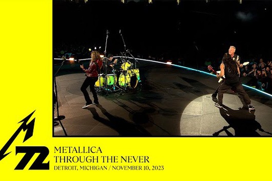 メタリカ、11月のデトロイト２公演から「Through The Never」と「If Darkness Had a Son」のプロショット映像公開