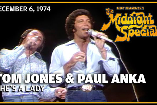 音楽番組『The Midnight Special』、トム・ジョーンズ＆ポール・アンカ1974年の「She’s a Lady」ほか公開
