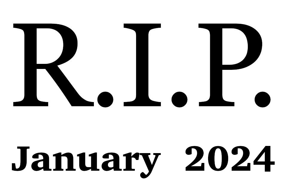 2024年1月に他界したミュージシャン及び音楽関係者