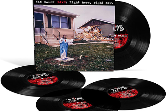 ヴァン・ヘイレン1993年の初ライヴ・アルバム『Live：Right Here, Right Now』、4LPで発売